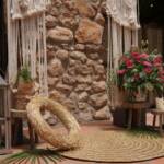 boho details and decoration for retreat