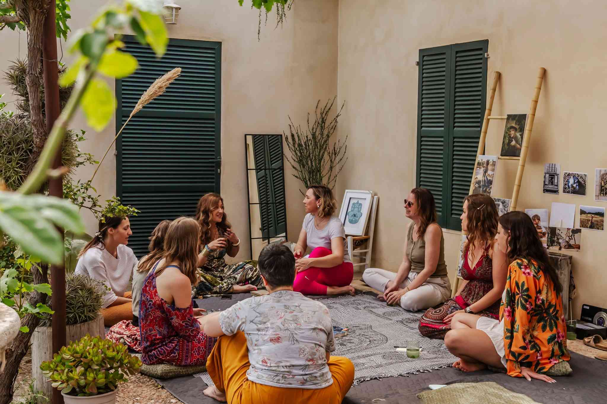 well being mindfulness retreat for women mallorca finca wellness healing meditation creativity gratitude
