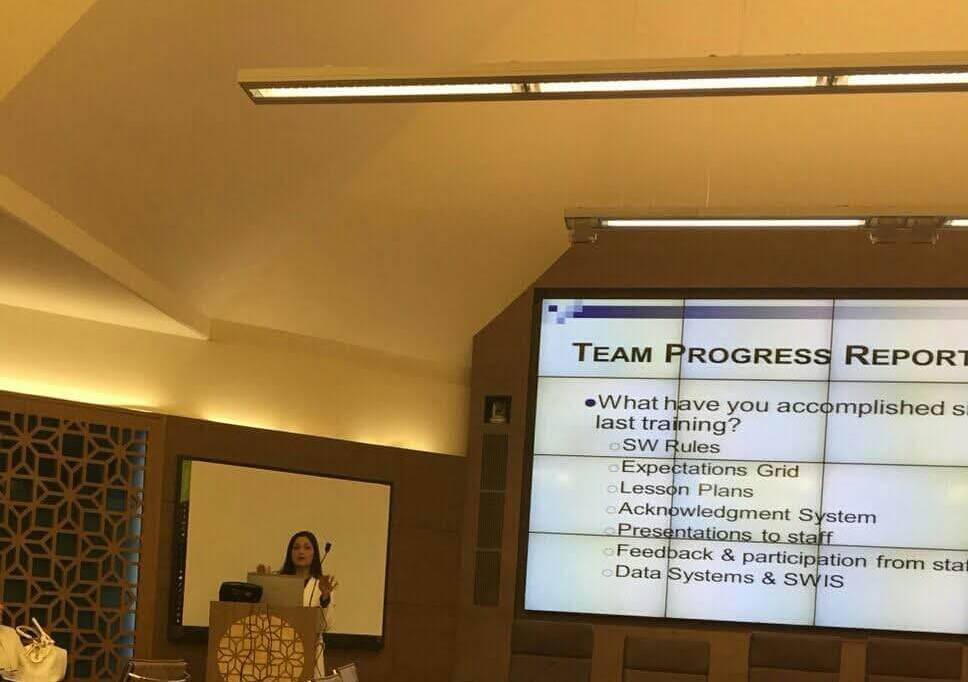 Train-the-Trainer Programme: School-Wide Positive Behavior Support · Qatar University, Doha